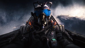 Fighter jet, Aviator, 4K wallpaper