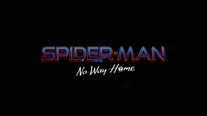 Spider-Man: No Way Home, Logo, 2021 Movies, Marvel Comics, AMOLED, 4K wallpaper