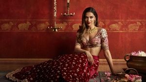 Deepika Padukone, Traditional, Indian actress, Bollywood actress, Photoshoot, 4K wallpaper