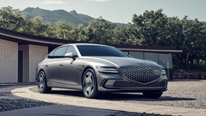 Genesis Electrified G80, Electric Sedan, 4K wallpaper