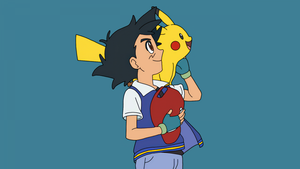 Pokemon, Cartoon, Ash Ketchum, Pikachu, 4K wallpaper