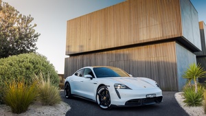 Porsche Taycan Turbo S, 2021, 4K wallpaper
