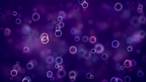 Bubbles, Bokeh, Purple background, Blurred, Pattern, 4K wallpaper