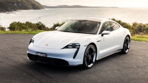Porsche Taycan Turbo S, Luxury cars, 2021, 4K wallpaper