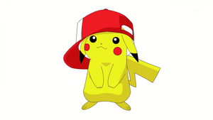 Pikachu, Drawing, Minimal art, Pokemon, White background, Illustration, Cartoon, 4K wallpaper