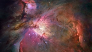 Orion Nebula, Astronomy, Outer space, Interstellar cloud, Stars, Cosmos, 4K wallpaper