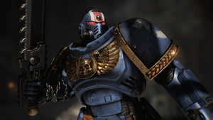 Titus, Dark background, Warhammer 40K Space Marine 2, 2024 Games, 4K wallpaper