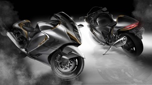 Suzuki Hayabusa, Concept design, 2022, Dark, 4K wallpaper