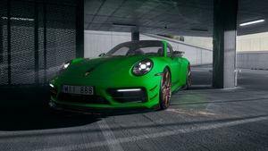 Green, Porsche 911 Carrera T, Luxury sports cars, Supercars, 4K wallpaper
