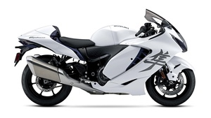 Suzuki Hayabusa, White, 2022, 4K wallpaper