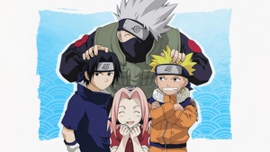 Naruto Team 7, Sasuke Uchiha, Sakura Haruno, Kakashi Hatake, Naruto Uzumaki, 4K wallpaper