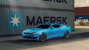 Blue, Chevrolet Camaro SS, 4K wallpaper