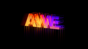 Neon sign, Colorful, Black background, AMOLED, Neon typography, 4K wallpaper