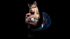 Cosplay, AMOLED, League of Legends, 4K wallpaper