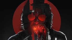 Johnny Silverhand, Game Art, Cyberpunk 2077, Keanu Reeves, Fan Art, 2021 Games, Dark, 4K wallpaper