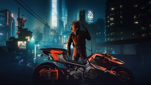Yaiba Kusanagi CT-3X, Cyberpunk bike, Cyberpunk 2077, 2021 Games, 4K wallpaper