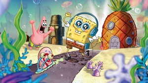 SpongeBob SquarePants, Comedy, Funny, Cartoon, Patrick Star, Gary the Snail, SpongeBob smiley face, 4K wallpaper