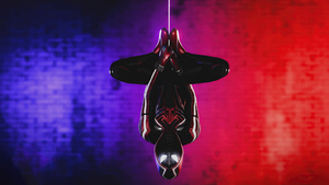 Marvels Spider-Man: Miles Morales, Upside down, Marvel Superheroes, PlayStation 4, PlayStation 5, Spiderman, 4K wallpaper