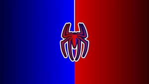 Spider-Man, Logo, Red background, Minimal art, Marvel Superheroes, 12K, Spiderman, Simple, 4K wallpaper
