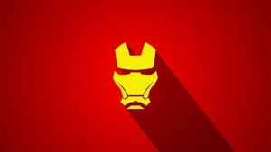 Iron Man, Minimalist, Marvel Superheroes, Red background, Minimal art, Simple, 4K wallpaper
