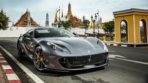 Ferrari 812 GTS, Luxury sports cars, 4K wallpaper