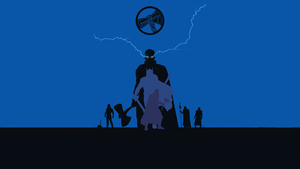 Thor, Minimal art, God of Thunder, Stormbreaker, Marvel Superheroes, Simple, Lightning, 4K wallpaper