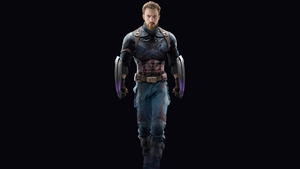 Captain America, Avengers: Infinity War, Black background, Marvel Superheroes, 4K wallpaper