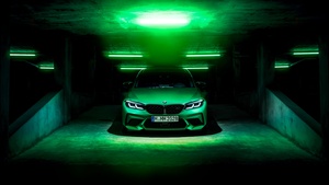 BMW M2, Green, Dark background, 4K wallpaper
