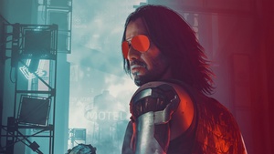 Keanu Reeves, Johnny Silverhand, Cyberpunk 2077, Game Art, Fan Art, Porsche 911 Turbo, 2021 Games, 4K wallpaper
