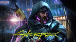 Johnny Silverhand, Fan Art, Cyberpunk 2077, Keanu Reeves, 4K wallpaper