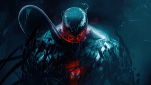 Venom, Spider-Man, Marvel Superheroes, Dark, Spiderman, 4K wallpaper