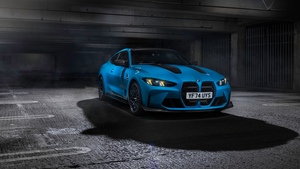 BMW M4 CS, Dark aesthetic, 2025, 4K wallpaper