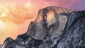 OS X Yosemite, El Capitan, Summit, Yosemite National Park, Yosemite Valley, Evening, Peak, Stock, California, 4K wallpaper