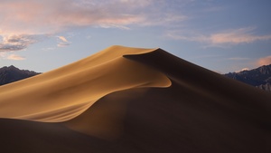 macOS Mojave, Daytime, Sand Dunes, Mojave Desert, California, Stock, 4K wallpaper