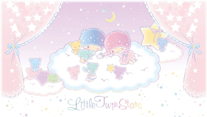 Little Twin Stars, Pastel, Aesthetic, Kiki and Lala, Cartoon, Sanrio, 4K wallpaper