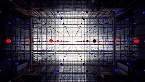 Glass building, Spheres, Modern architecture, Interior, Symmetrical, Office, Look up, Skylight, 4K wallpaper