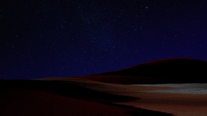 Desert, Dark theme, Starry sky, Dark Sky, Night, Microsoft Surface Pro X, 4K wallpaper