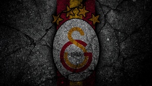Galatasaray, Dark background, Football club, 4K wallpaper