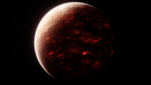Red planet, Burning, Space exploration, Dark background, 4K wallpaper