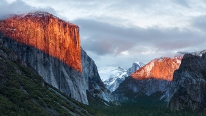 El Capitan, Yosemite National Park, Mountains, OS X El Capitan, Stock, 4K wallpaper