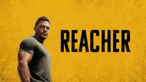 Reacher, TV series, Alan Ritchson, Yellow background, 4K wallpaper