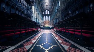 Ely Cathedral, Church, England, Ancient architecture, United Kingdom, Peaceful, Interior, Symmetrical, Heritage, 4K wallpaper