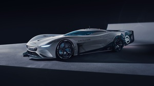 Jaguar Vision Gran Turismo SV, Concept cars, Hypercars, Black background, 2021, 4K wallpaper