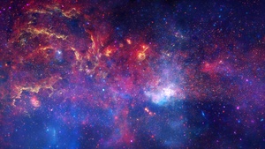 Cosmology, Star Birth, Black hole, Astrophysics, Galaxies, Nebulae, Milky Way, Long exposure, Astronomy, Digital composition, 4K wallpaper