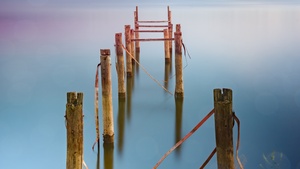 Body of Water, Seascape, Long exposure, Ocean, Reflection, 4K wallpaper