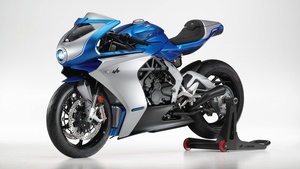 MV Agusta Superveloce Alpine, Limited edition, 2021, White background, 4K wallpaper