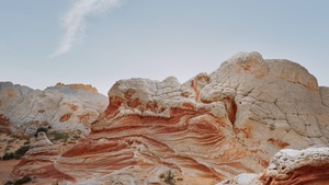 macOS Big Sur, Daytime, Stock, Sedimentary rocks, Daylight, Golden Sky, Summer, iOS 14, Vermilion Cliffs, 4K wallpaper