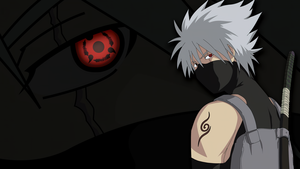 Kakashi Hatake, Dark aesthetic, Sharingan, Naruto, 4K wallpaper