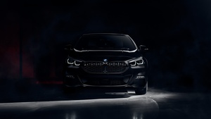 BMW 220d Gran Coupé M Sport, Black Edition, BMW 2 Series, Dark background, 2021, AMOLED, 4K wallpaper