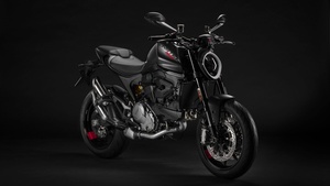 Ducati Monster, Sports bikes, 2021, Dark background, 4K wallpaper